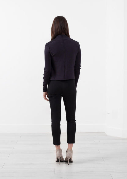 Cropped Shawl Cardigan.