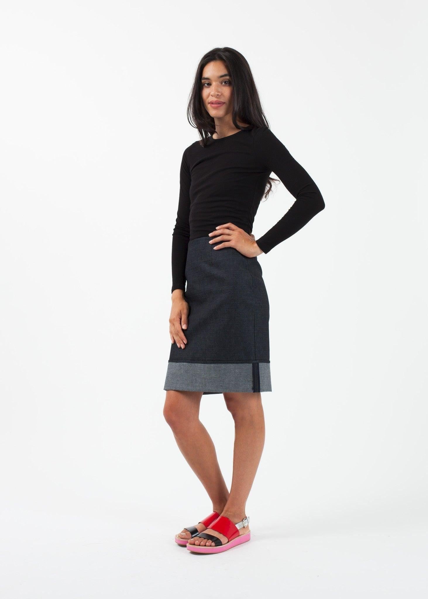 Cuffed Skirt.
