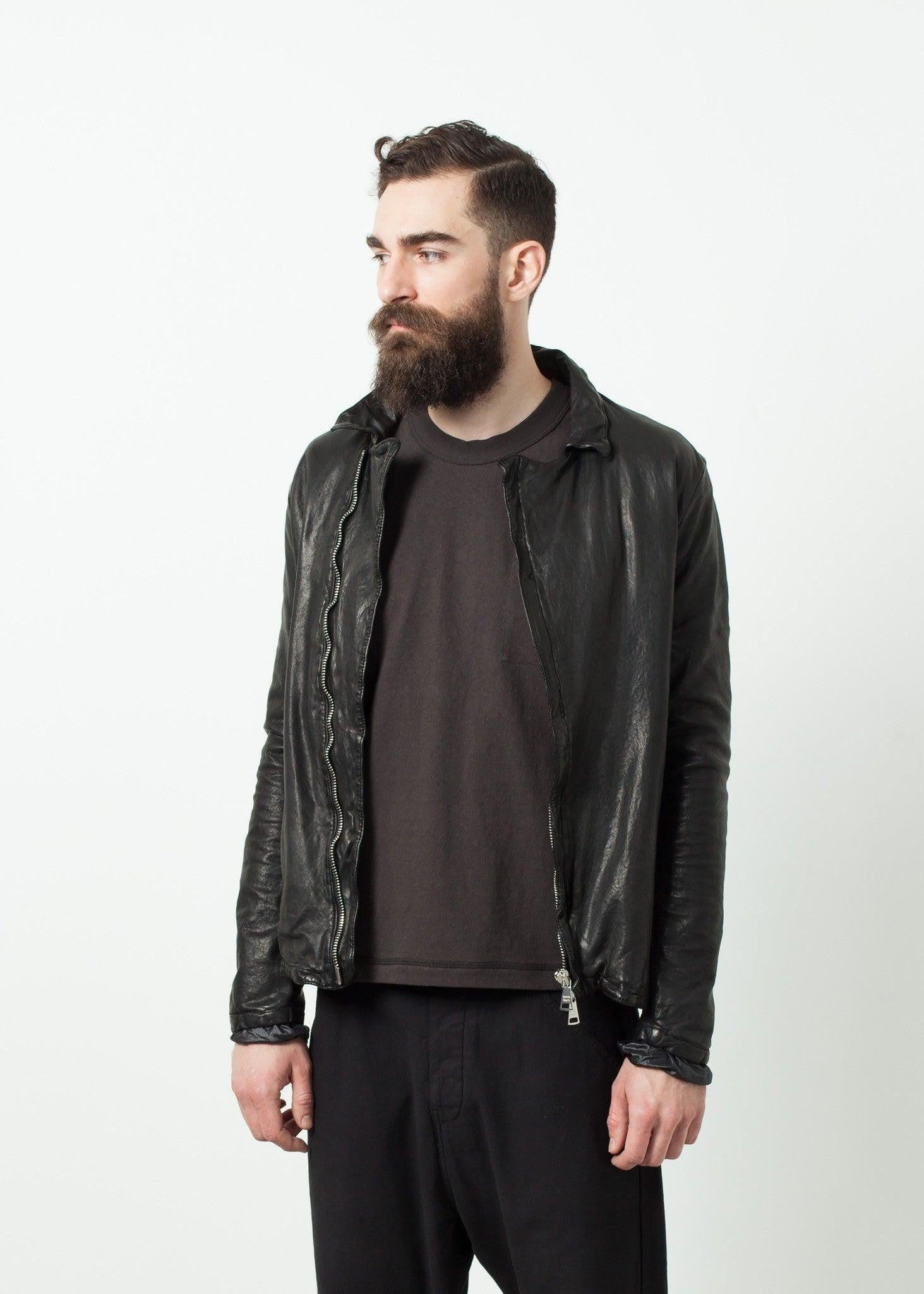 Distressed Motorcycle Jacket.