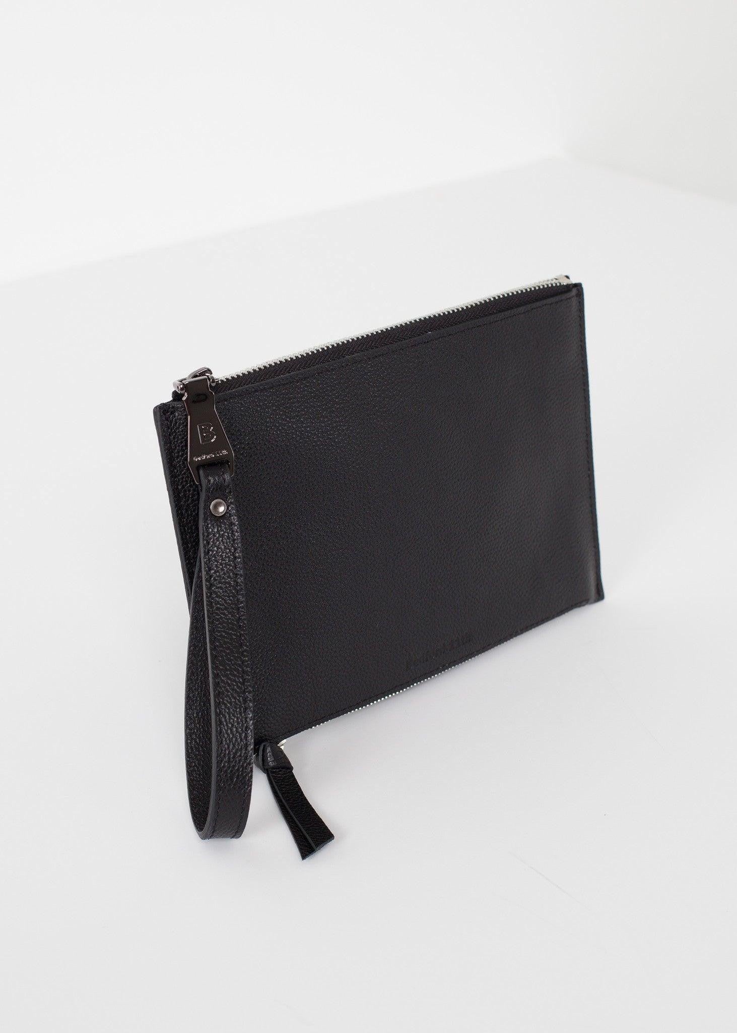 Double Zip Clutch.