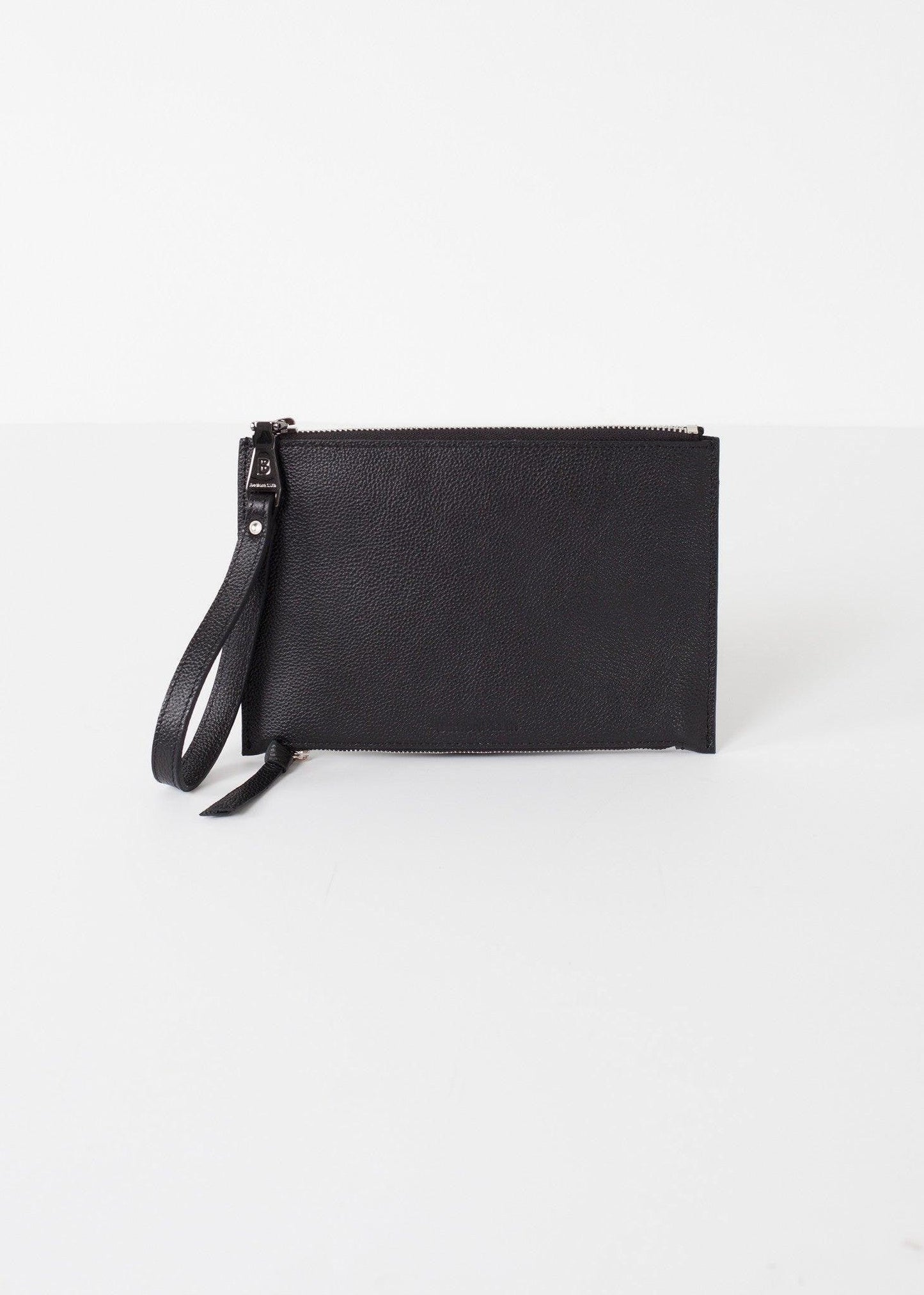 Double Zip Clutch.