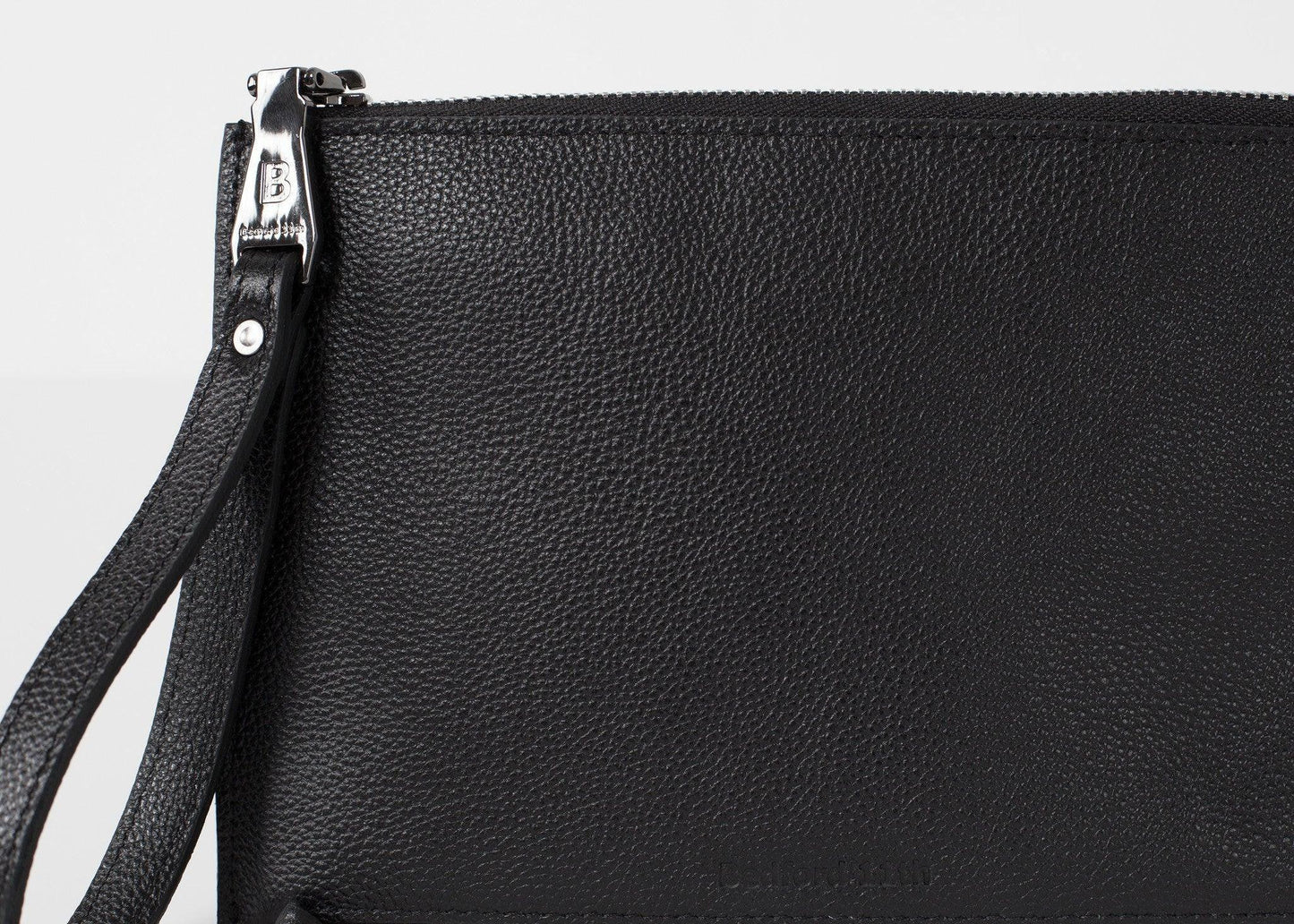 Double Zip Clutch.