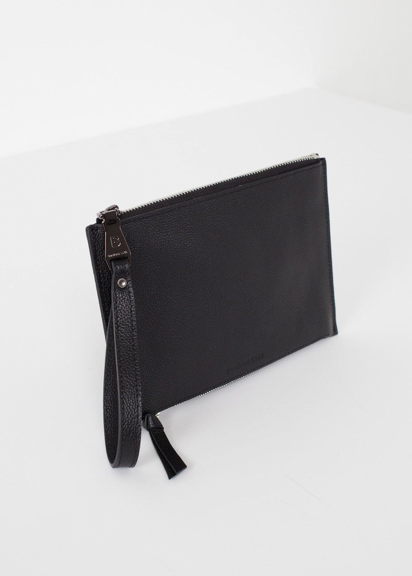 Double Zip Clutch.