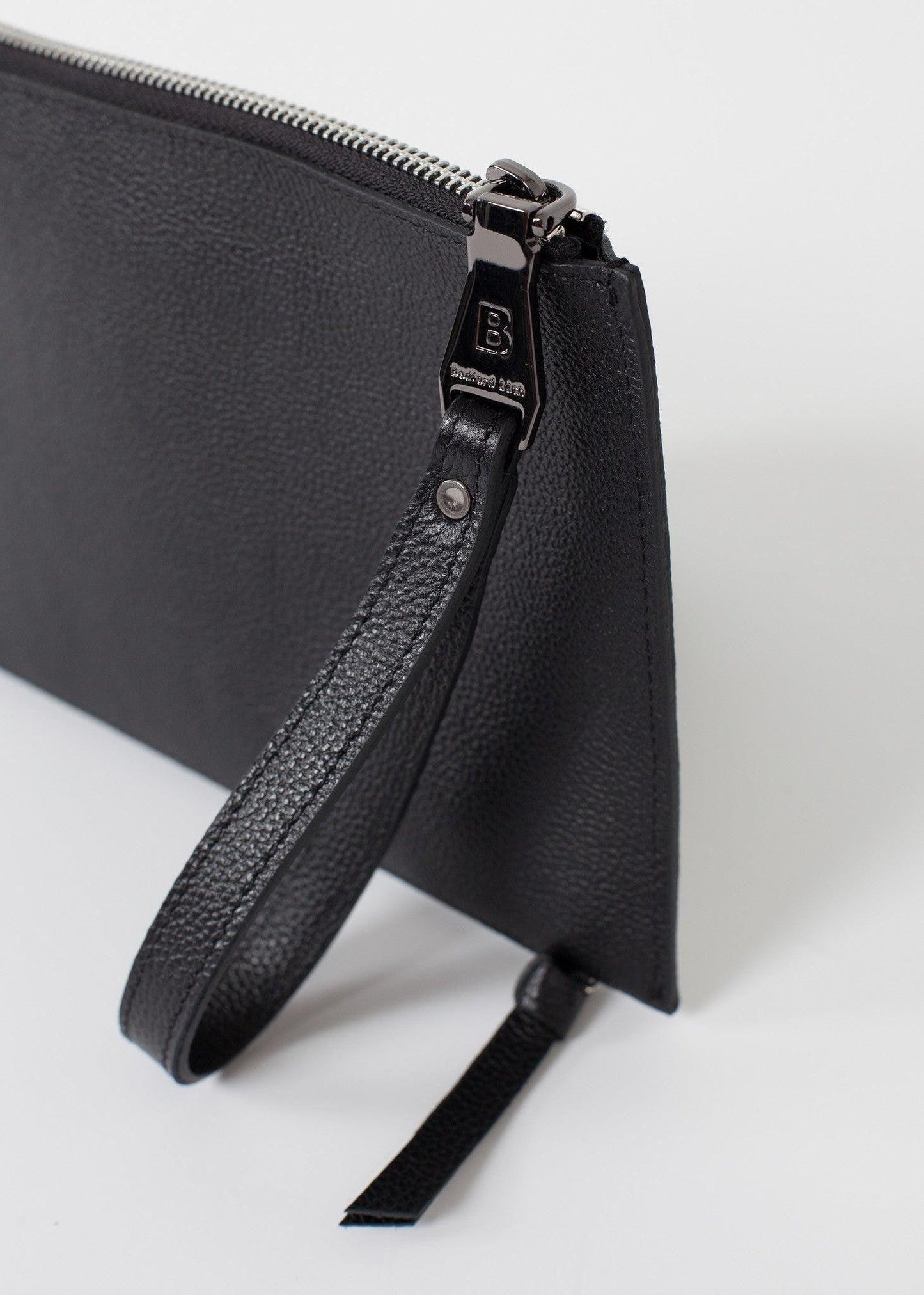 Double Zip Clutch.