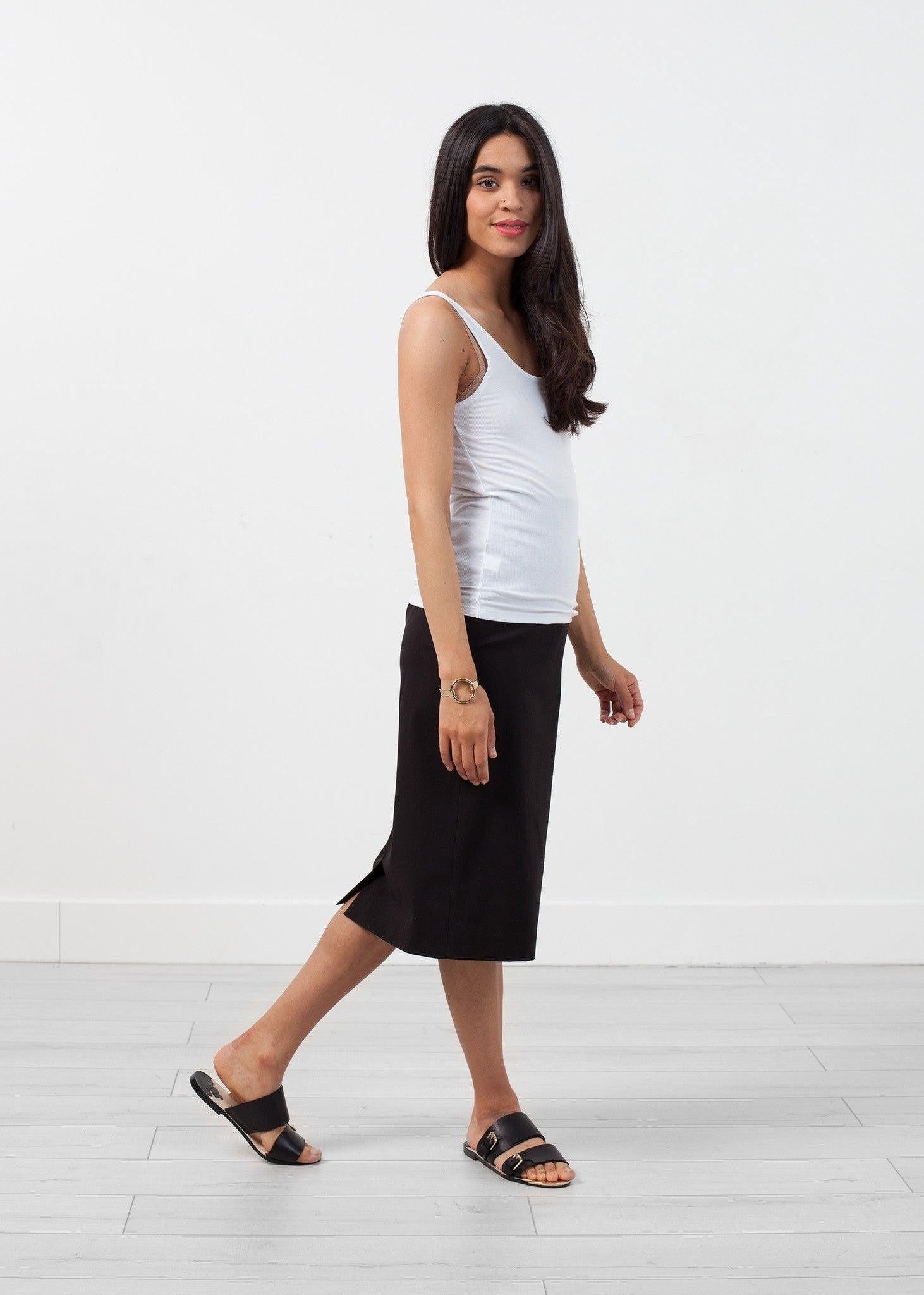 Feather Ribbed Tank.
