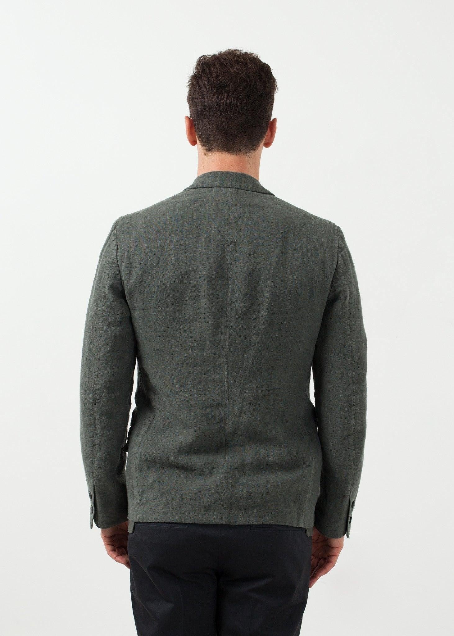 Five Button Cotton Blazer.