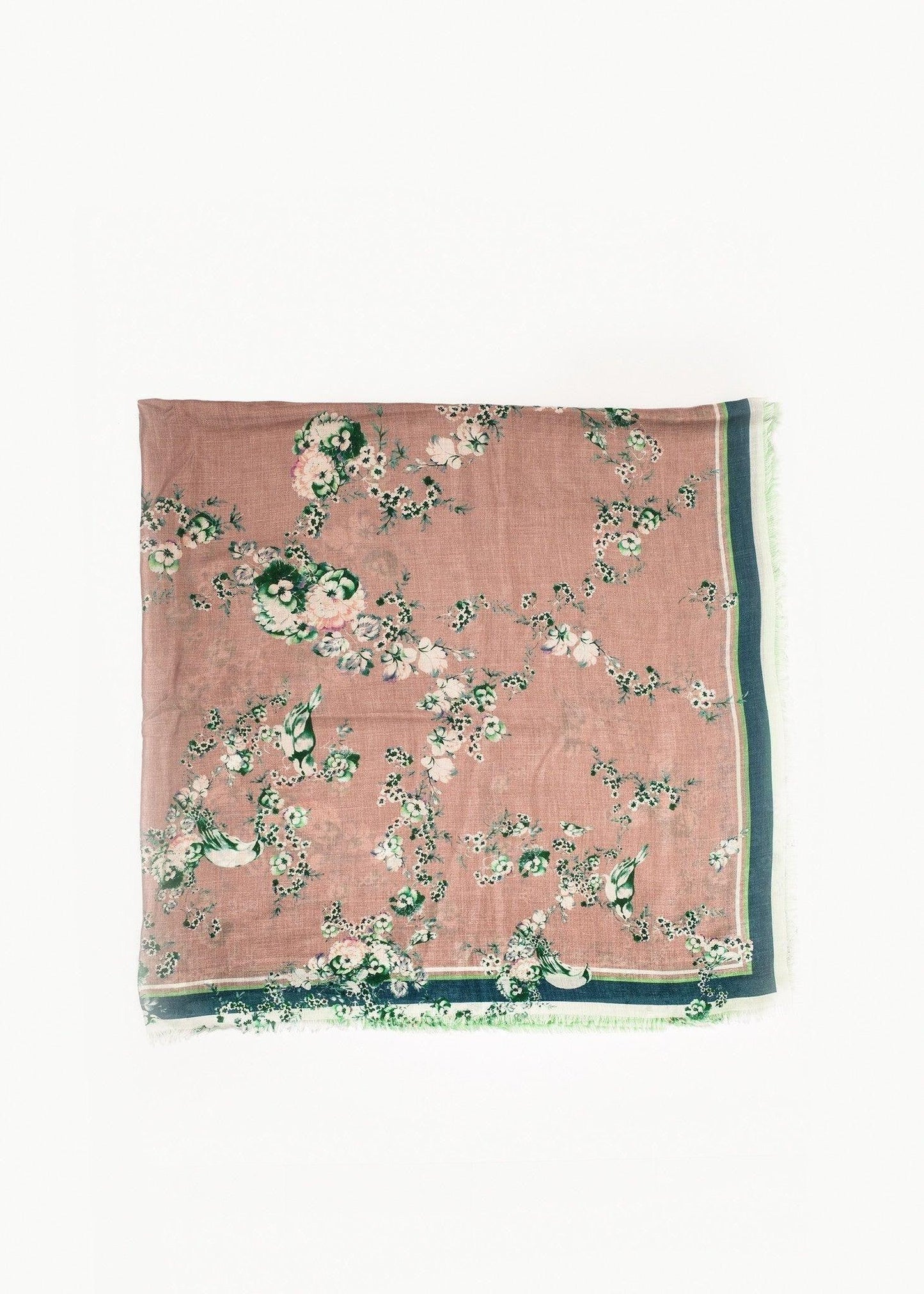 Floral Cashmere Scarf.