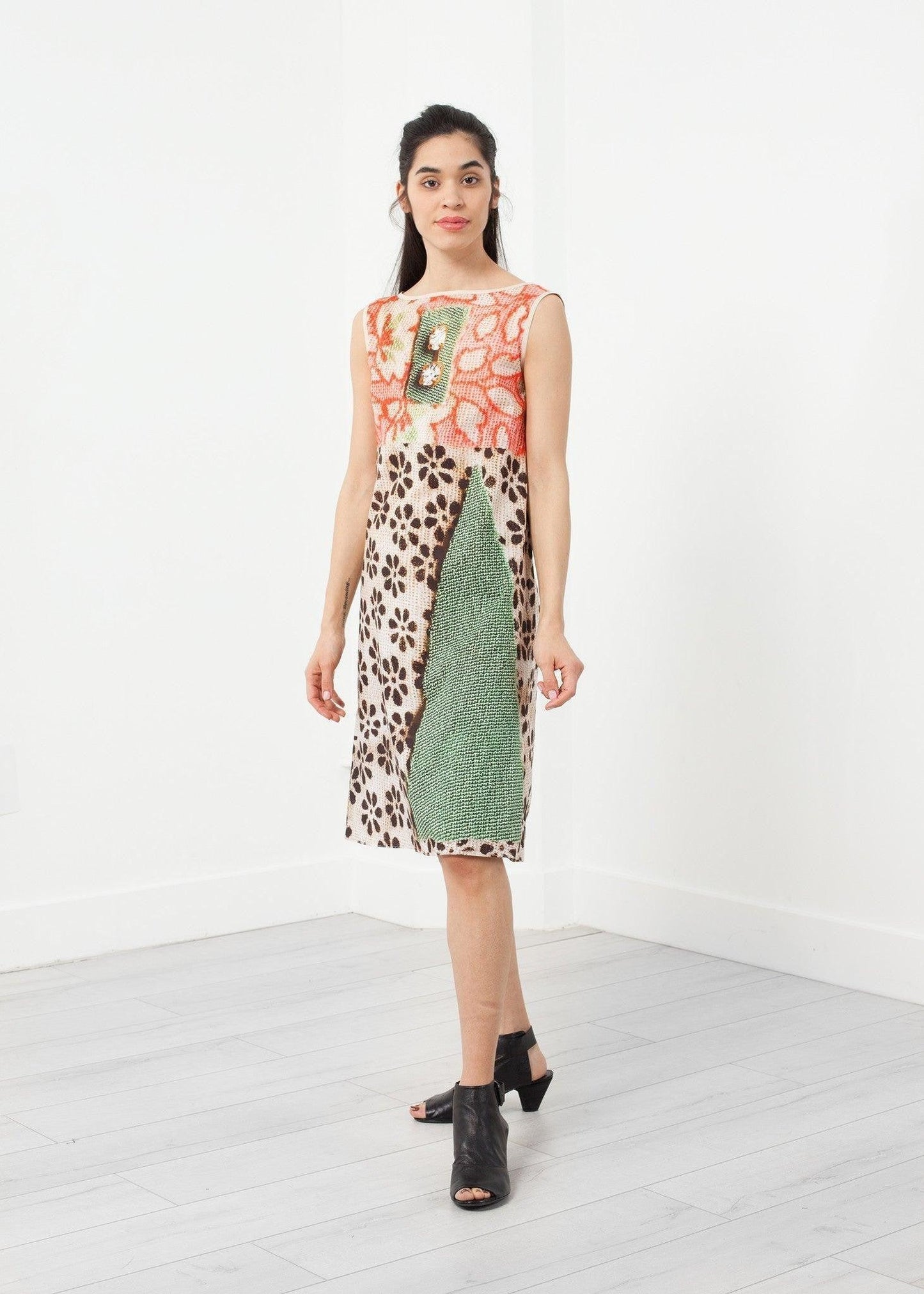 Floral Sleeveless Dress.