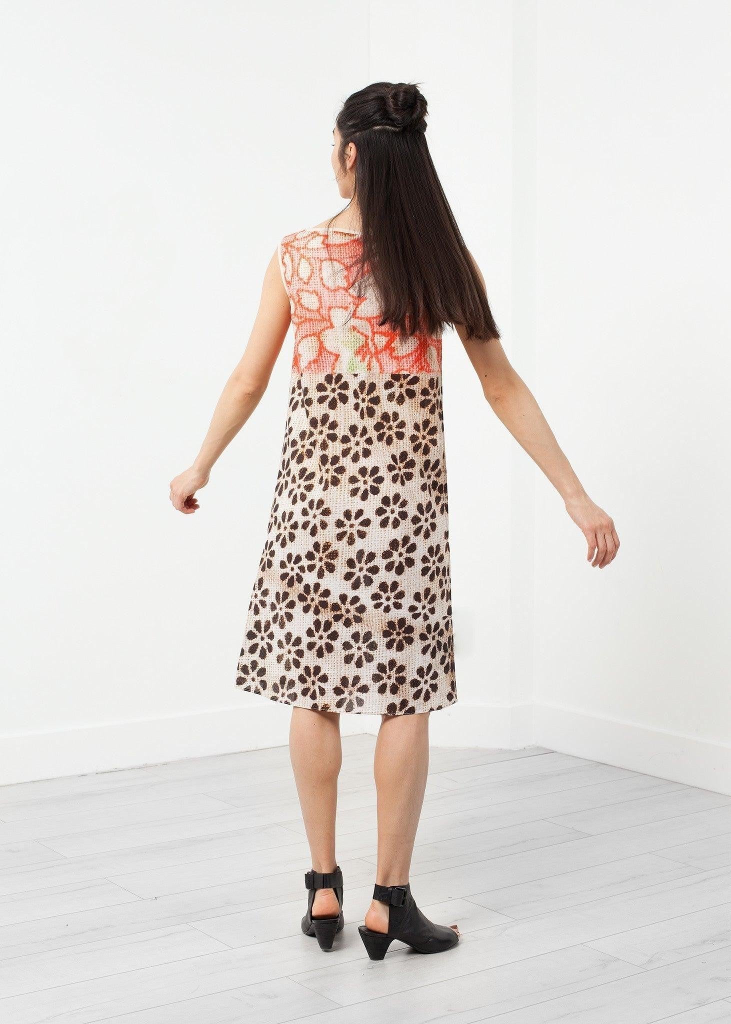 Floral Sleeveless Dress.