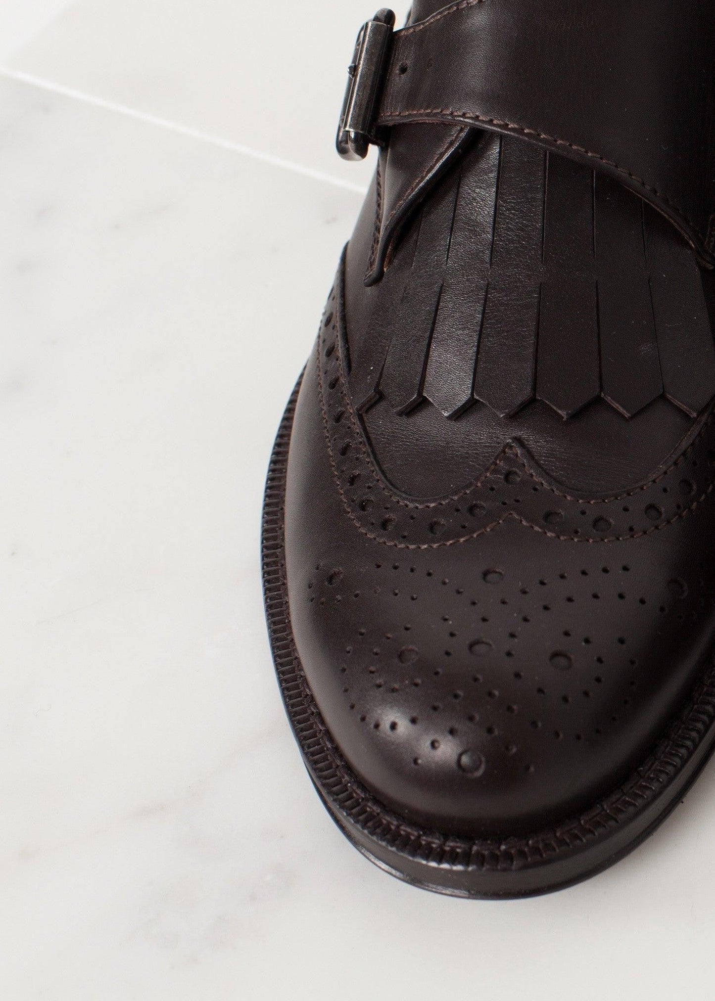 Golf Shoes in Brown.