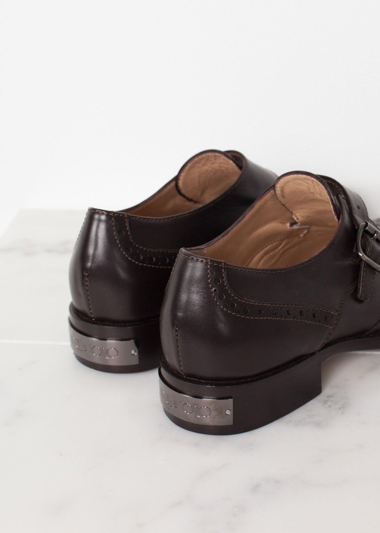 Golf Shoes in Brown.