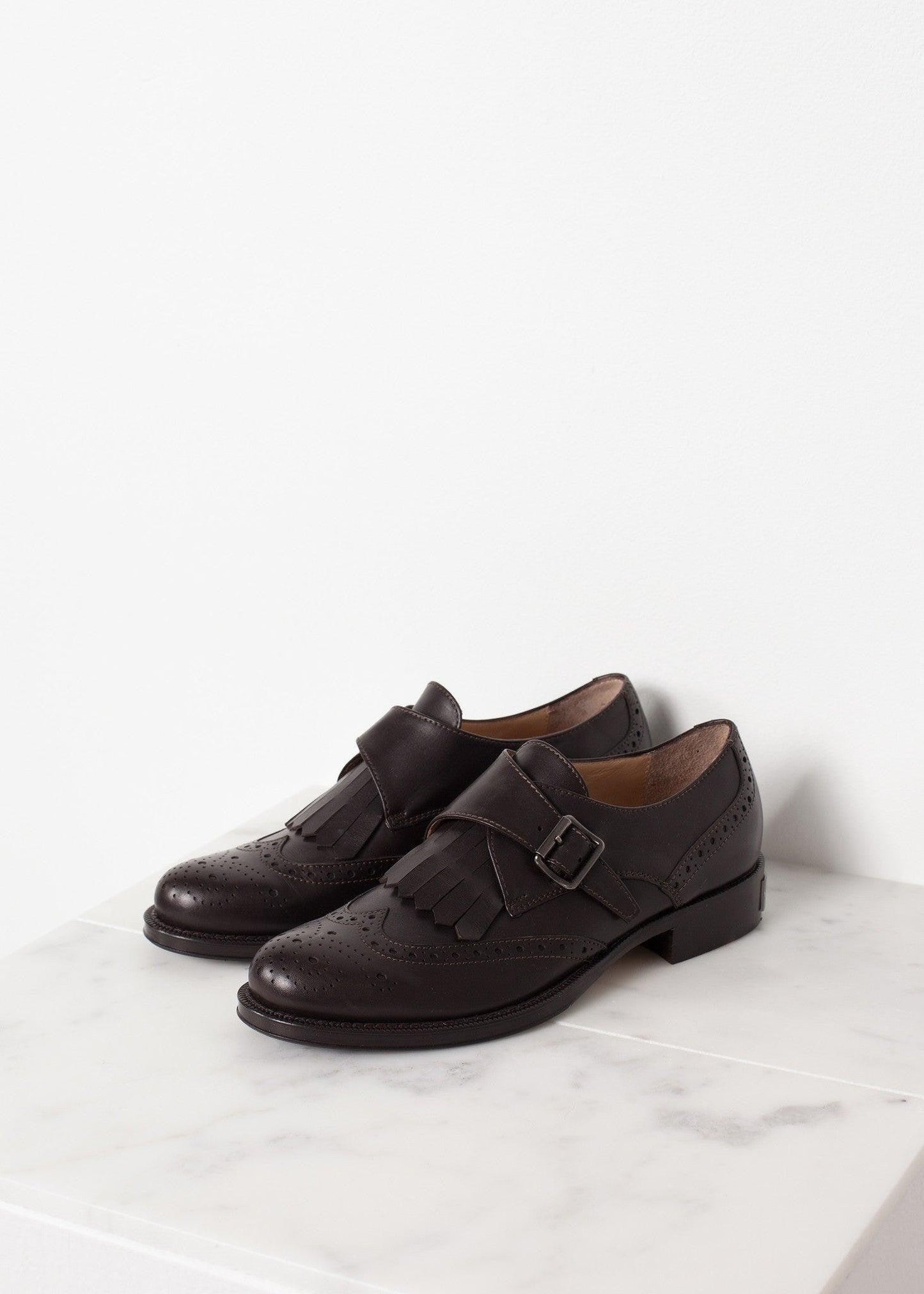 Golf Shoes in Brown.