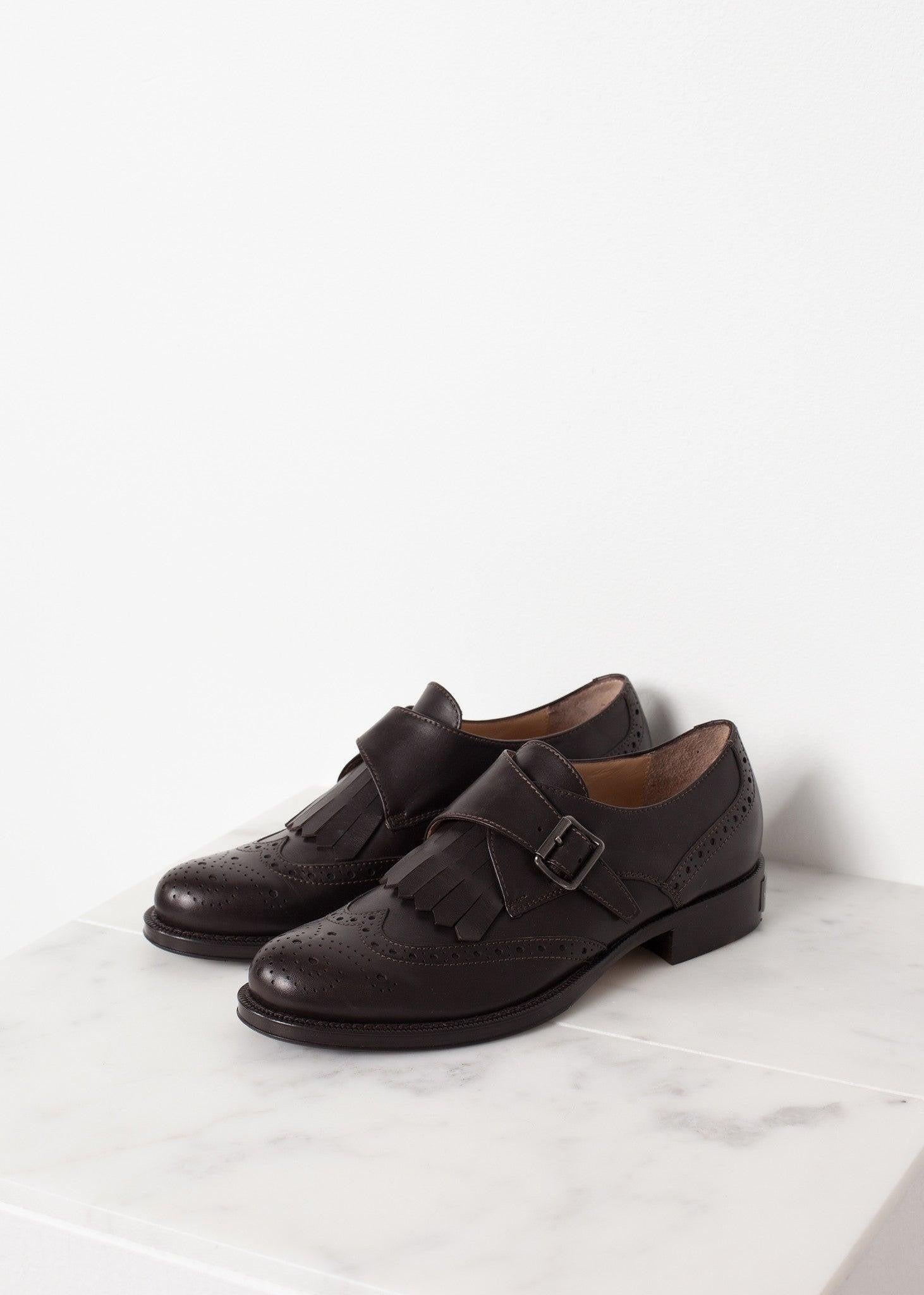 Golf Shoes in Brown.