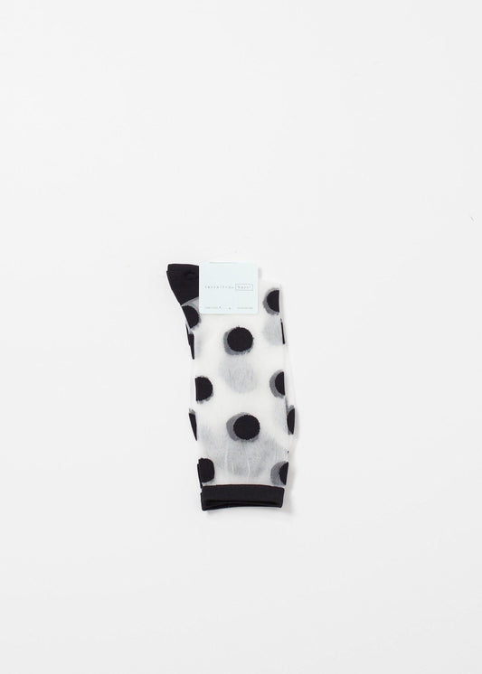 Large Polka Dot Sheer Crew.