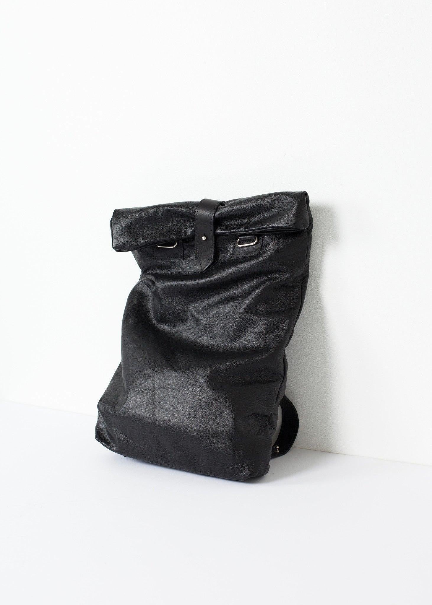 Leather Convertible Backpack.