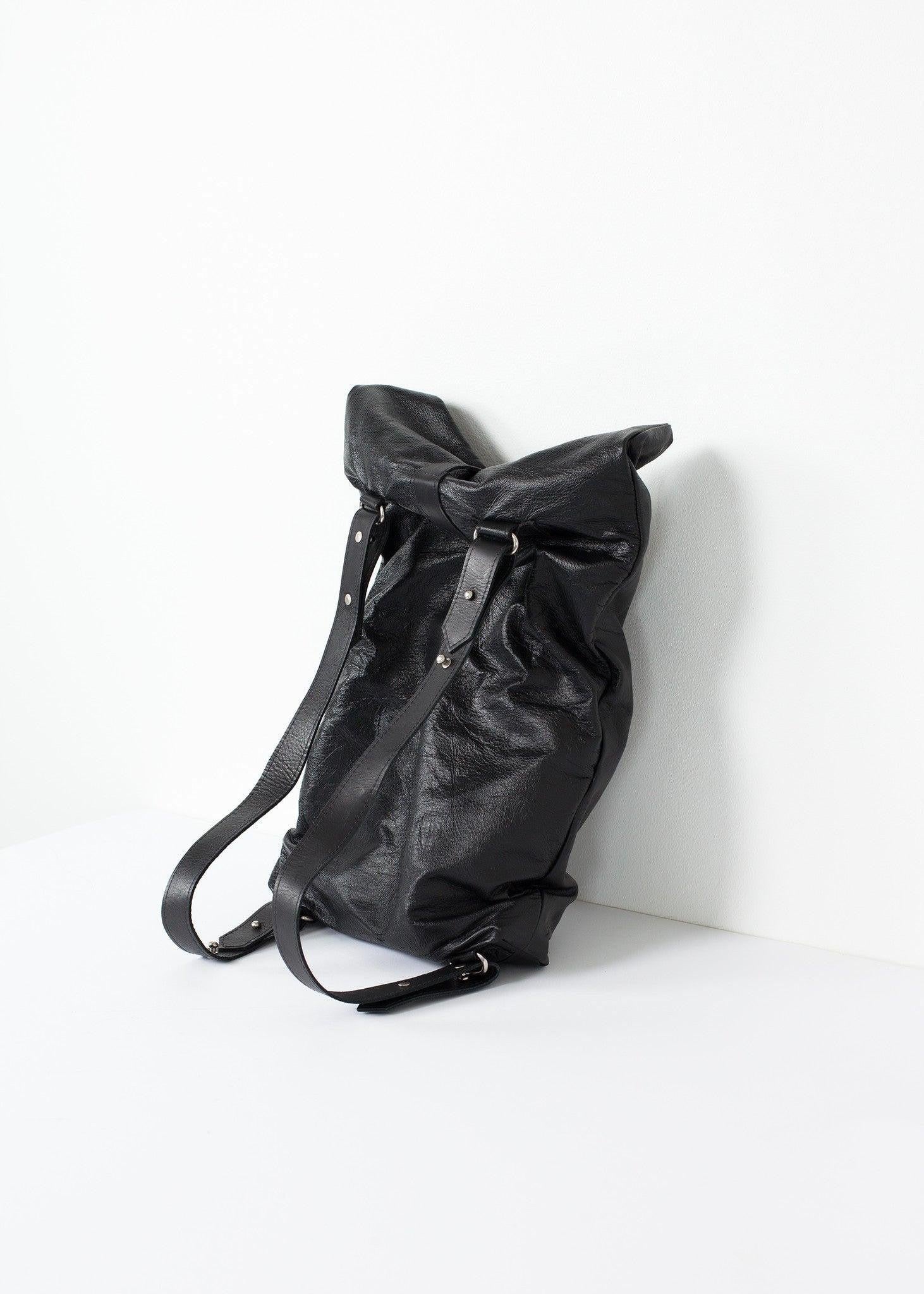 Leather Convertible Backpack.