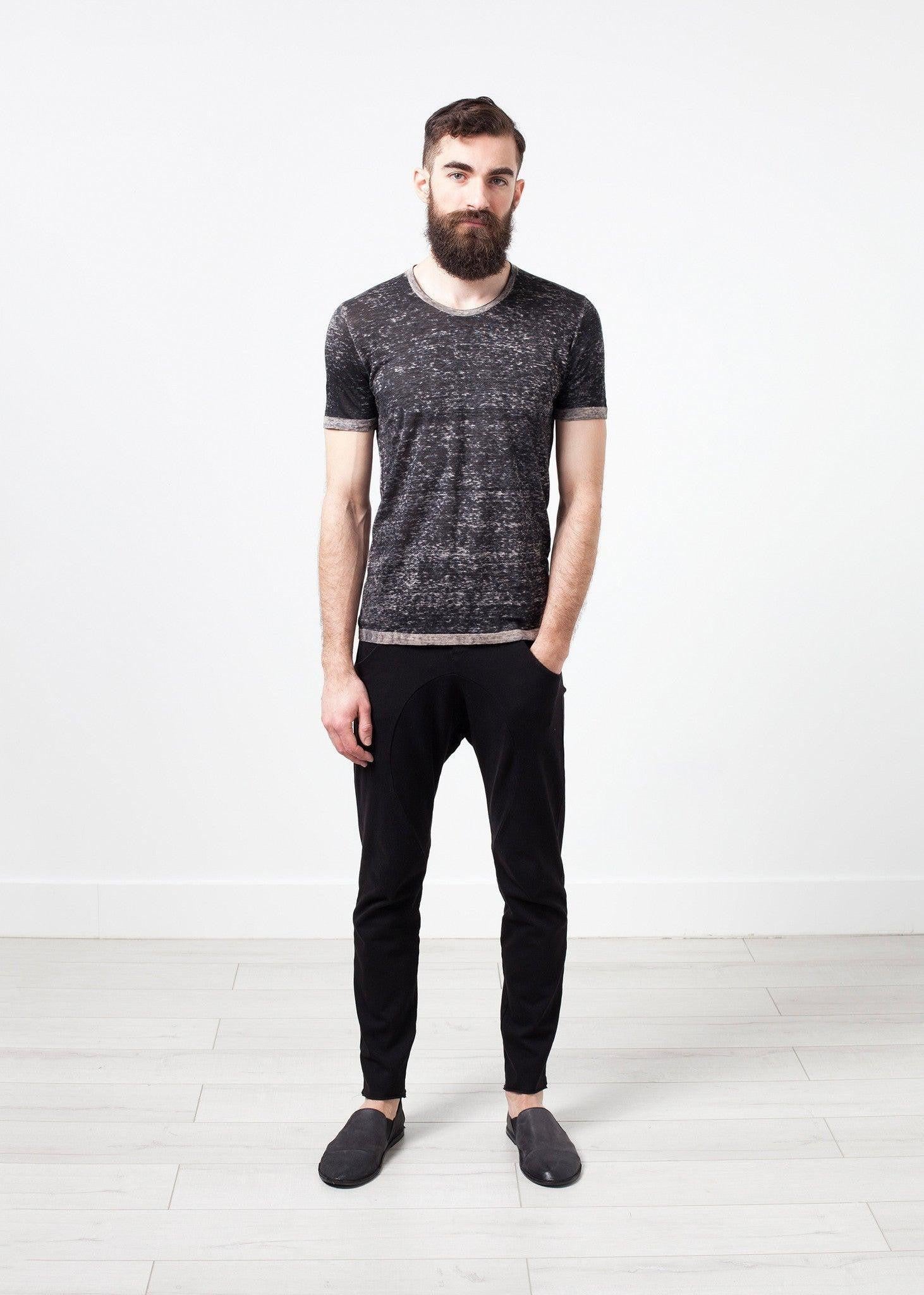 Linen T-shirt in Rope.