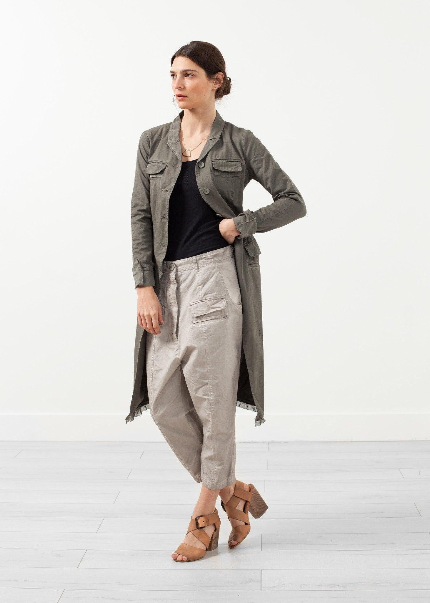 Long Military Jacket.