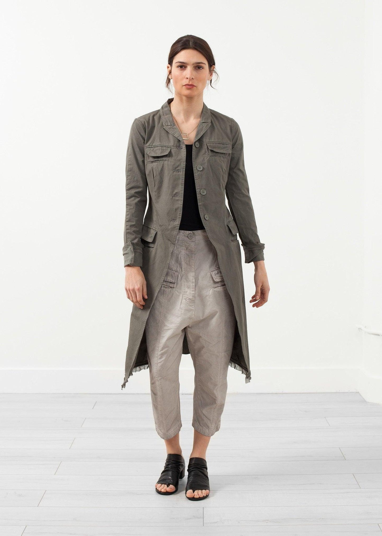Long Military Jacket.
