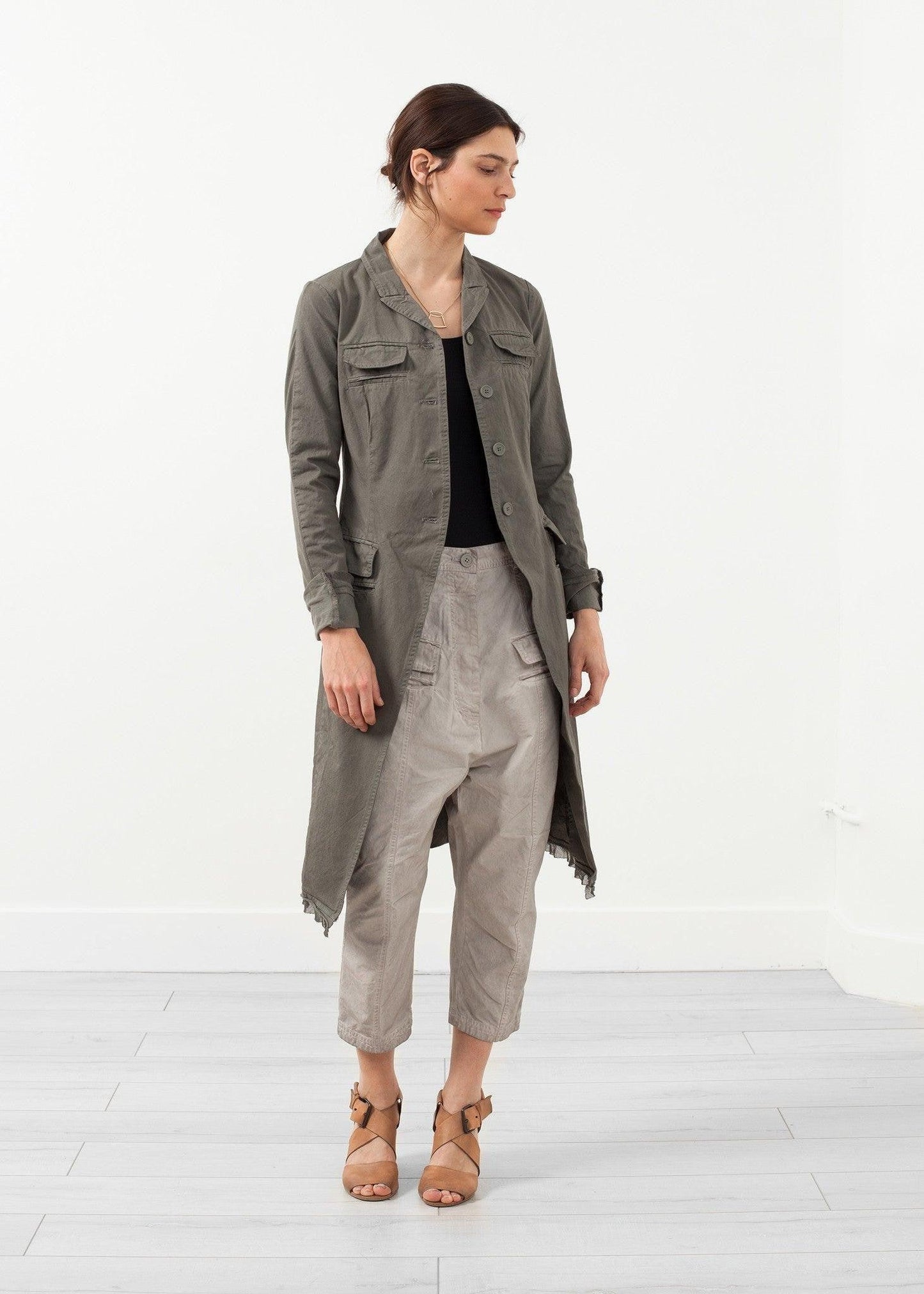 Long Military Jacket.