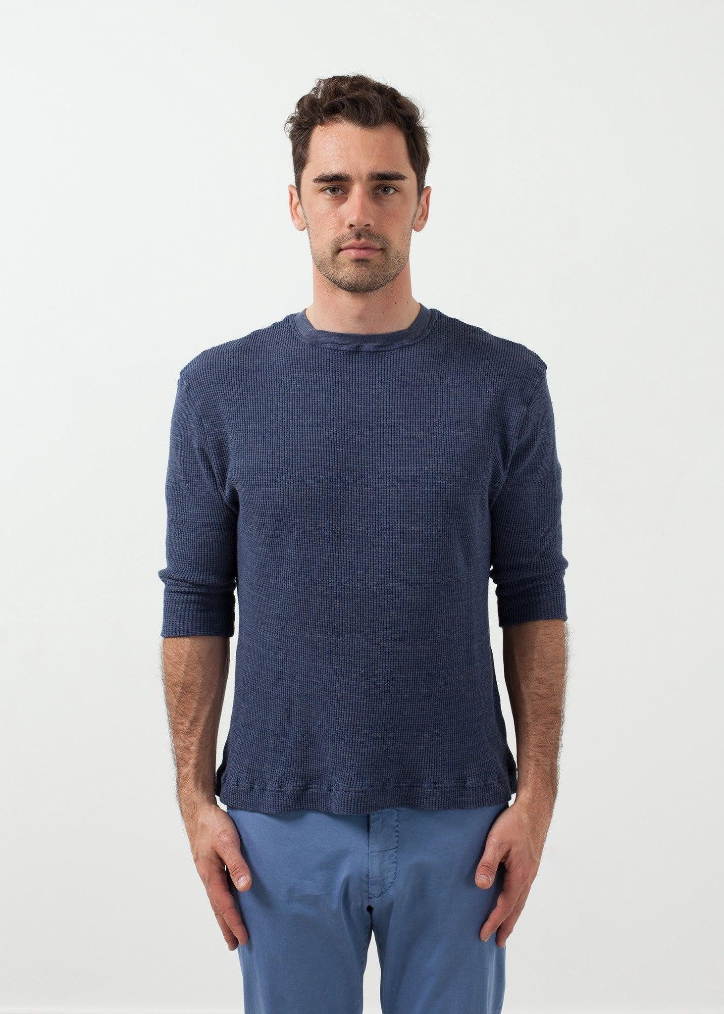 Melange Waffle Top.