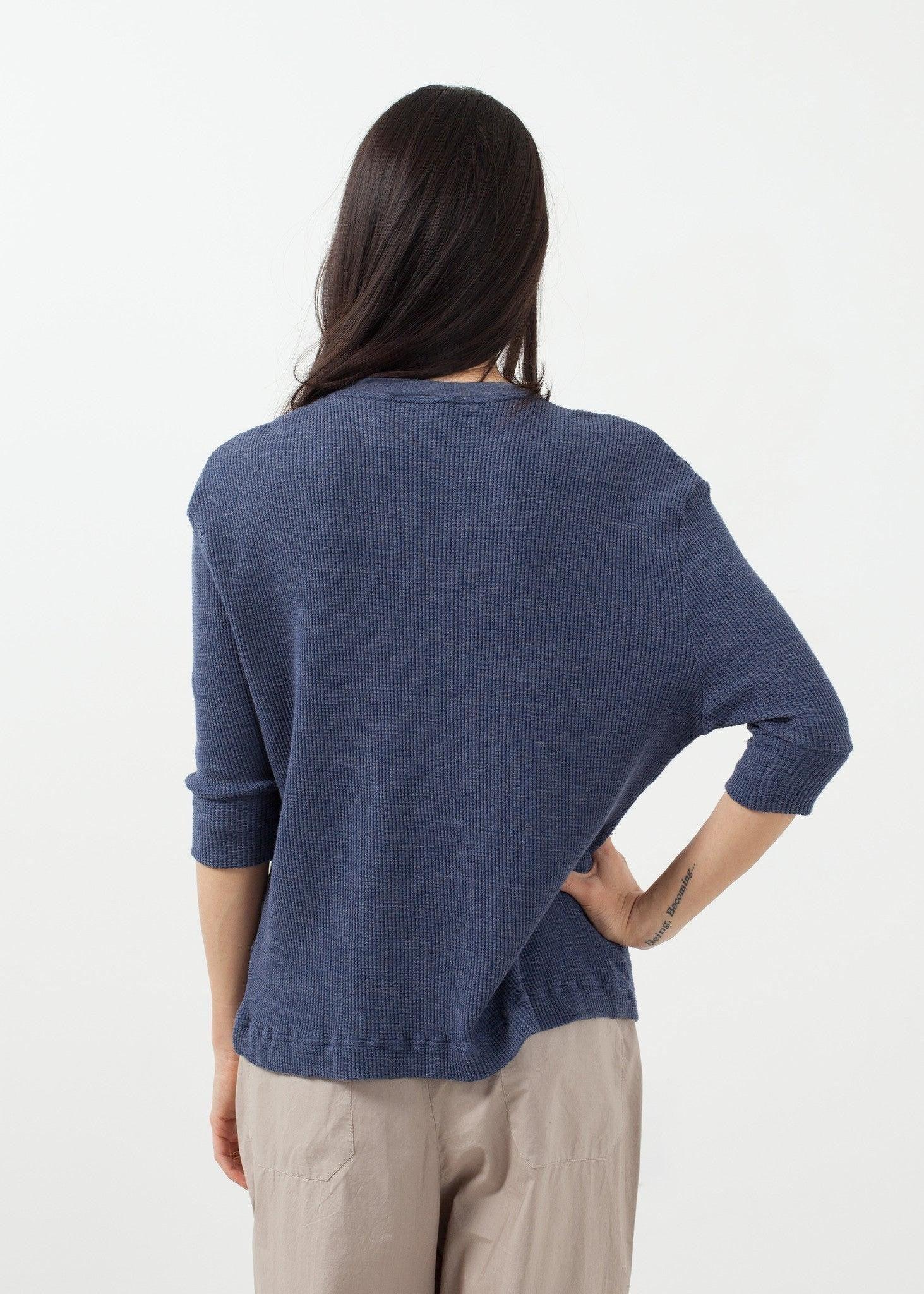 Melange Waffle Top.