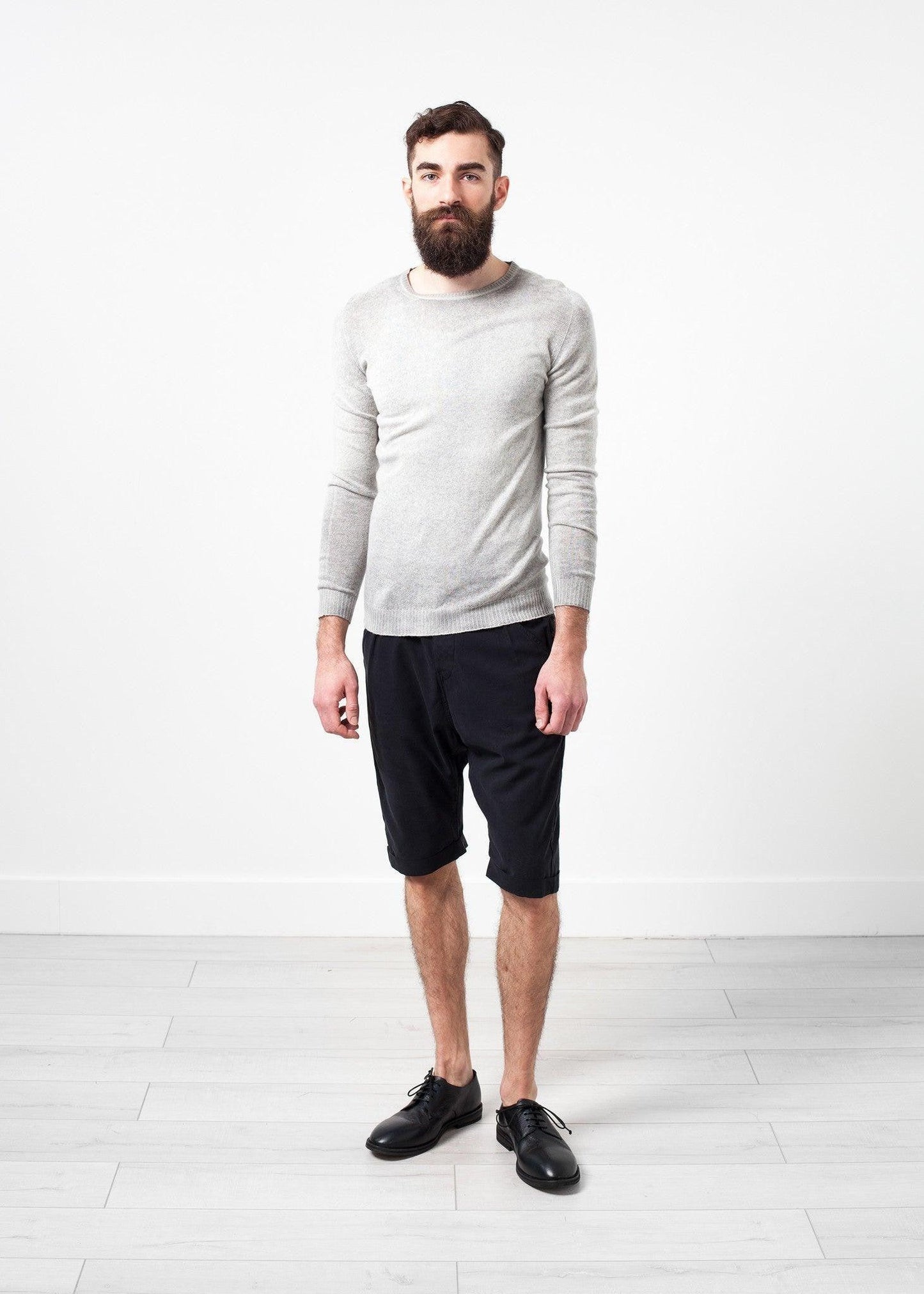 Mottled Cashmere Crewneck.