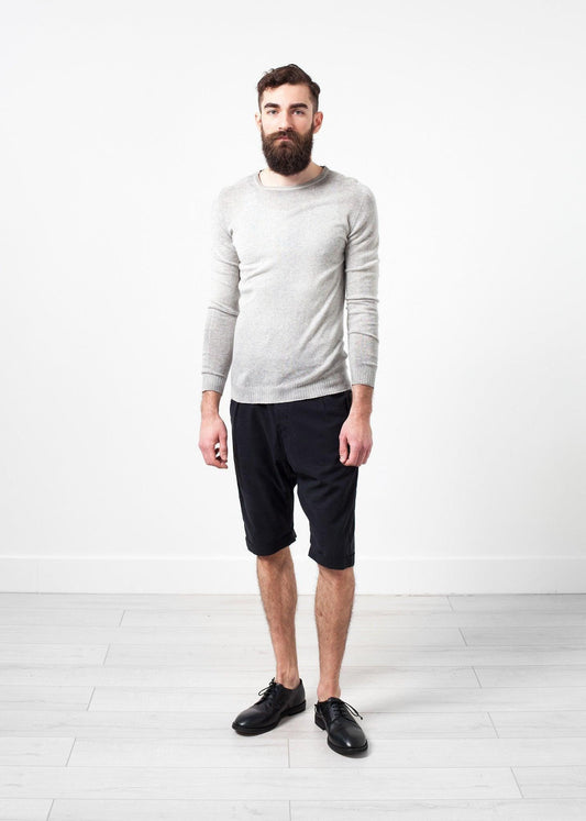Mottled Cashmere Crewneck.