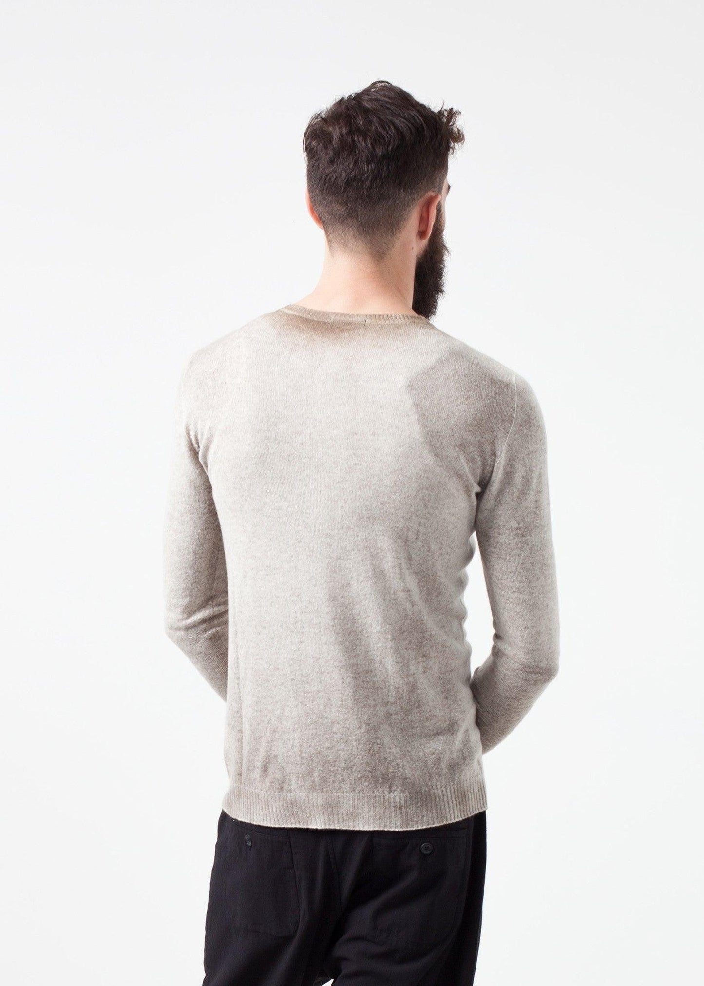 Mottled Cashmere Crewneck.