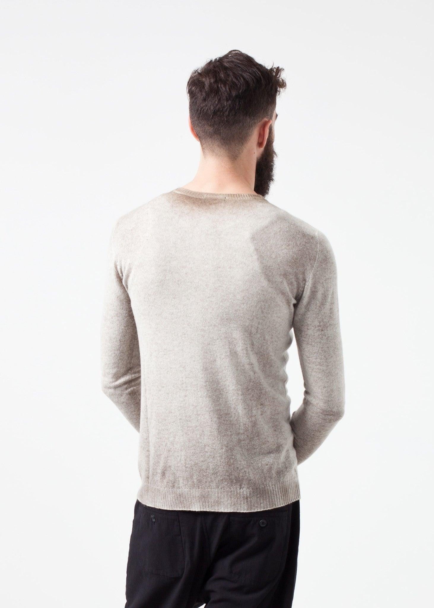 Mottled Cashmere Crewneck.