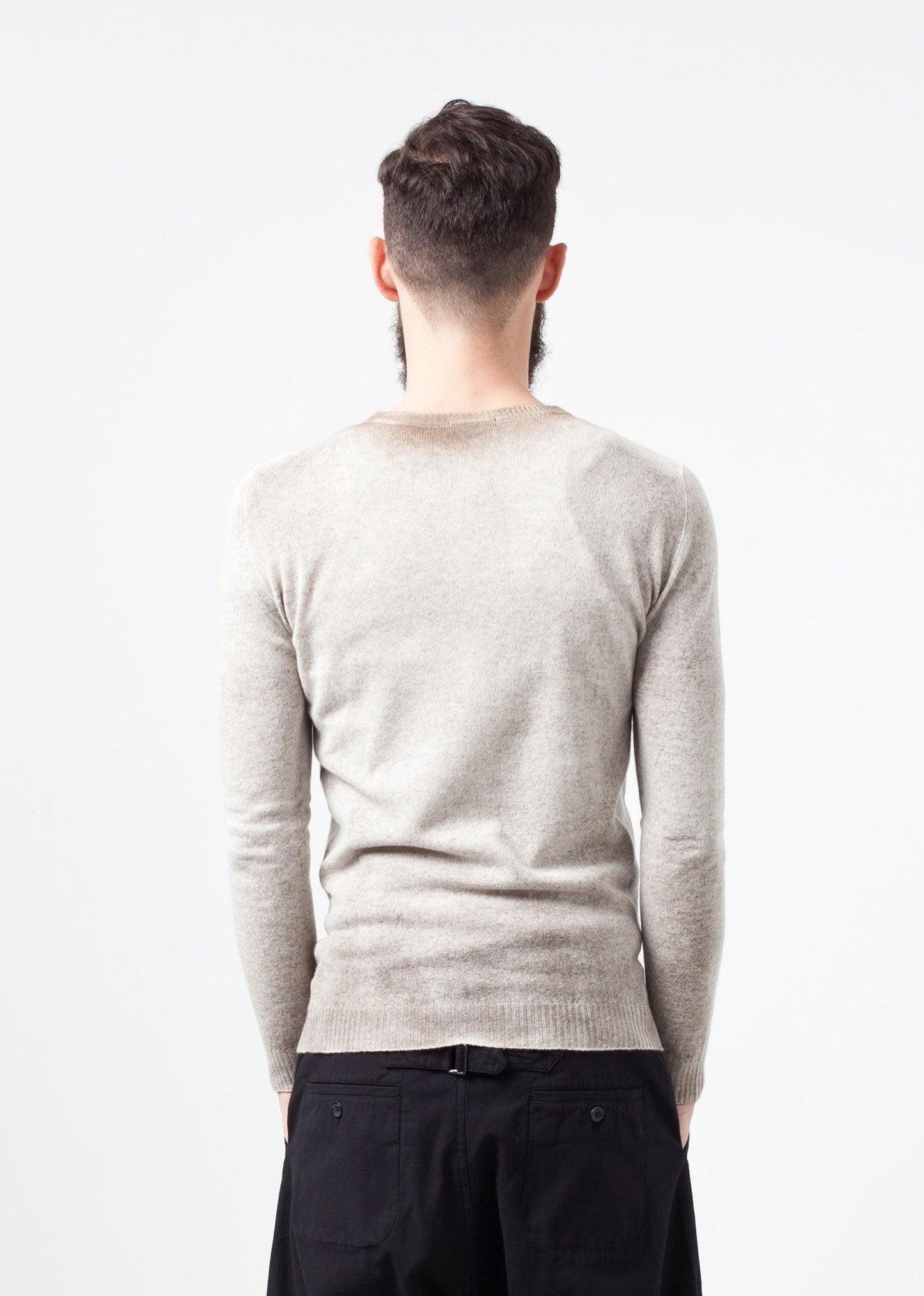 Mottled Cashmere Crewneck.