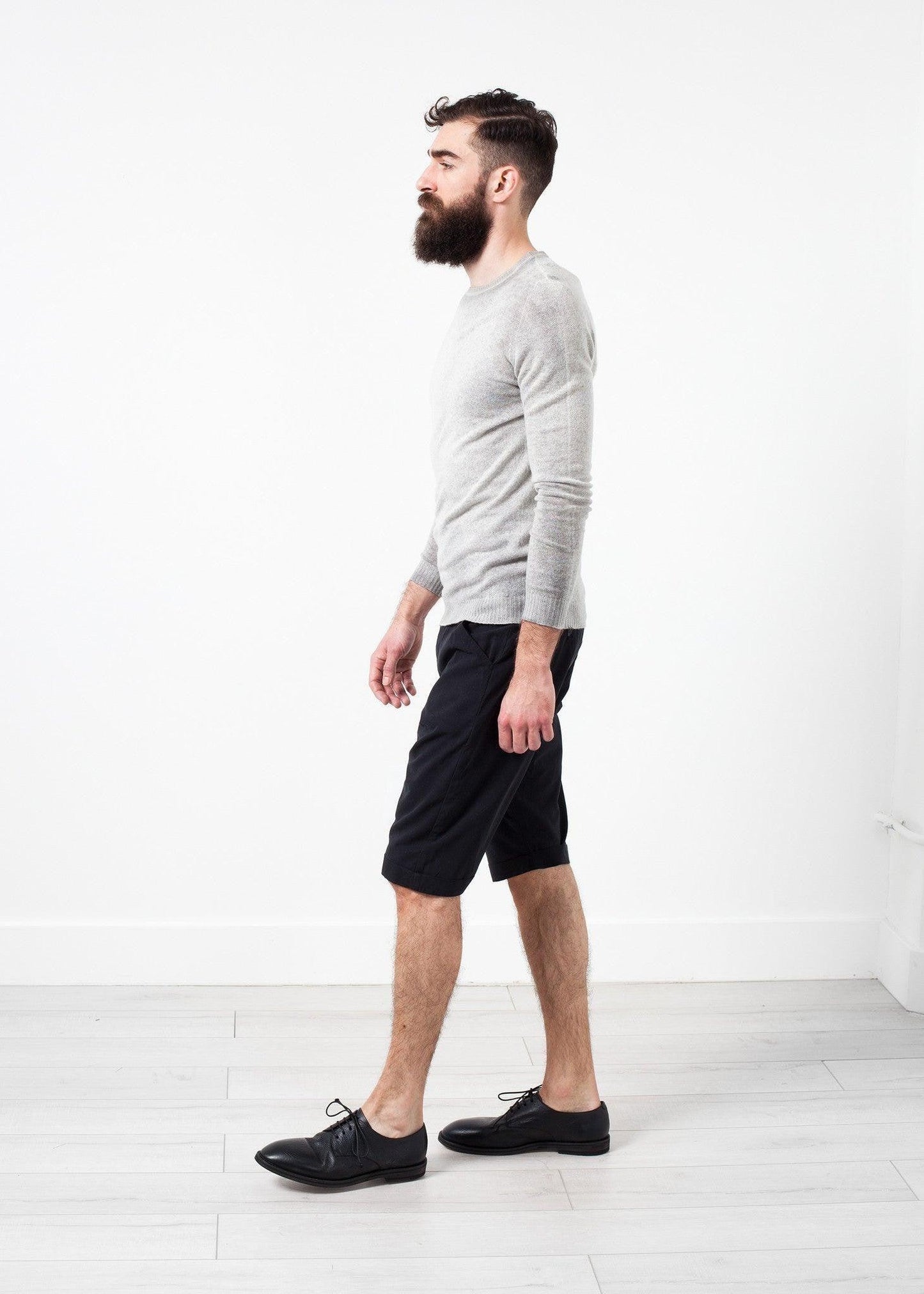 Mottled Cashmere Crewneck.