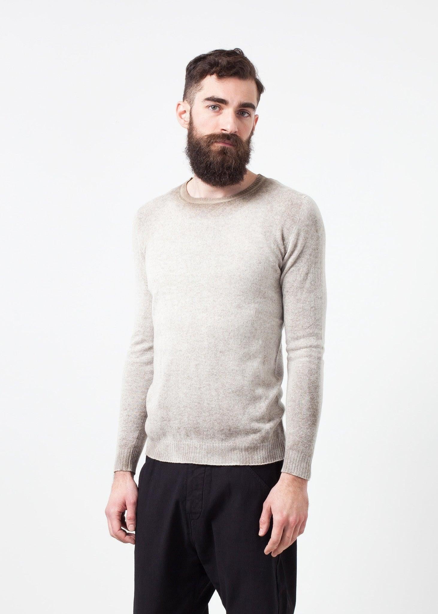 Mottled Cashmere Crewneck.