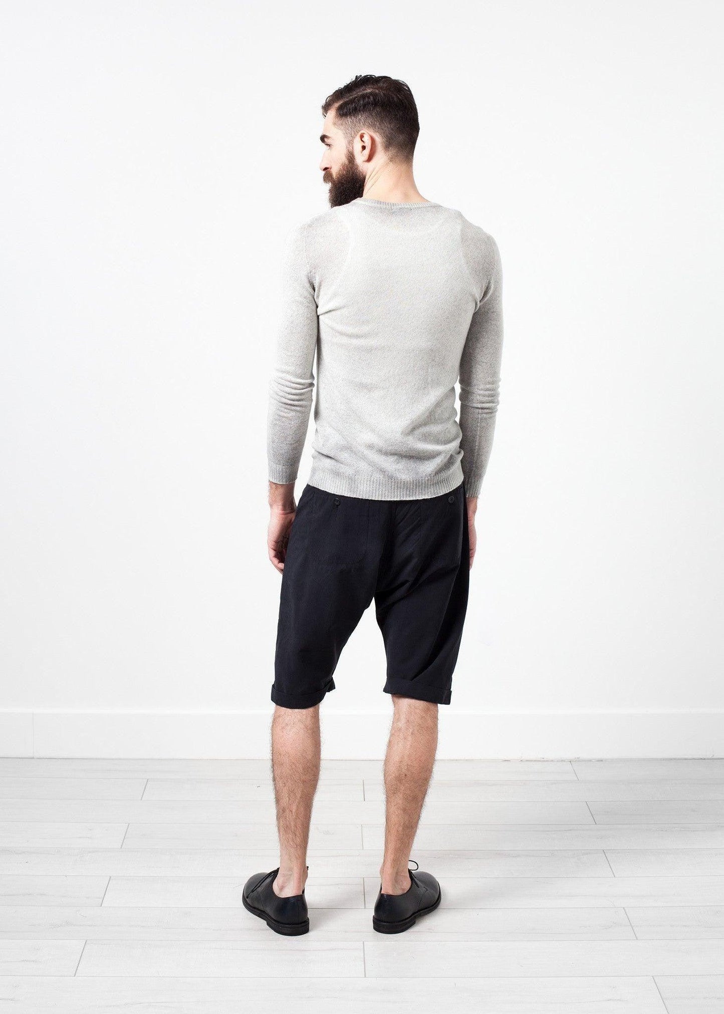 Mottled Cashmere Crewneck.