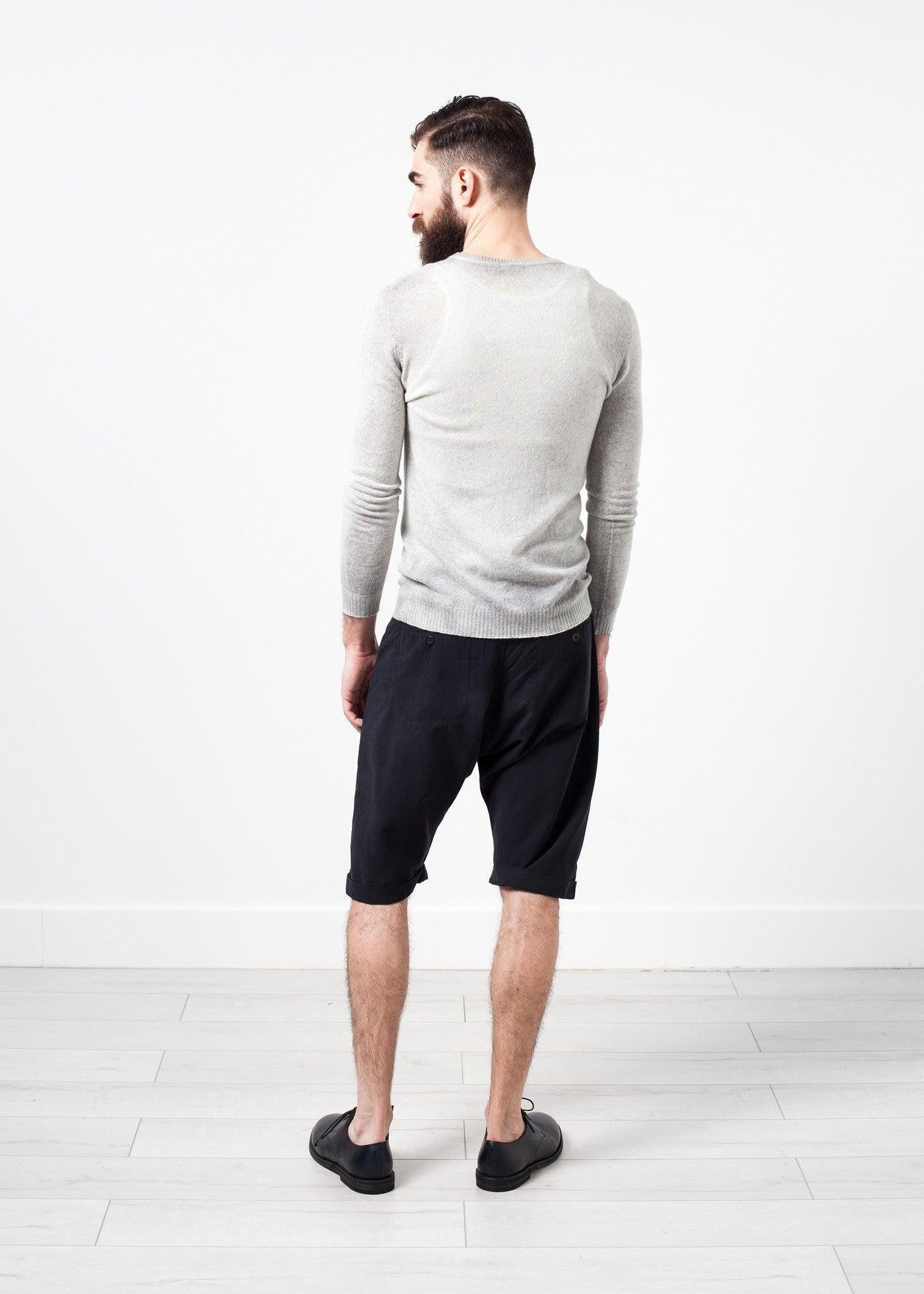 Mottled Cashmere Crewneck.
