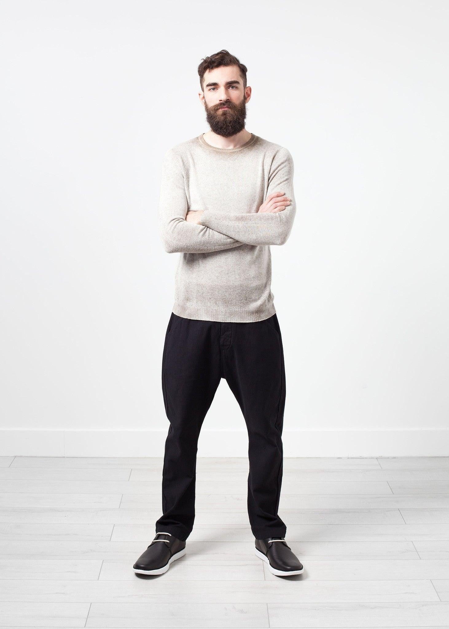 Mottled Cashmere Crewneck.
