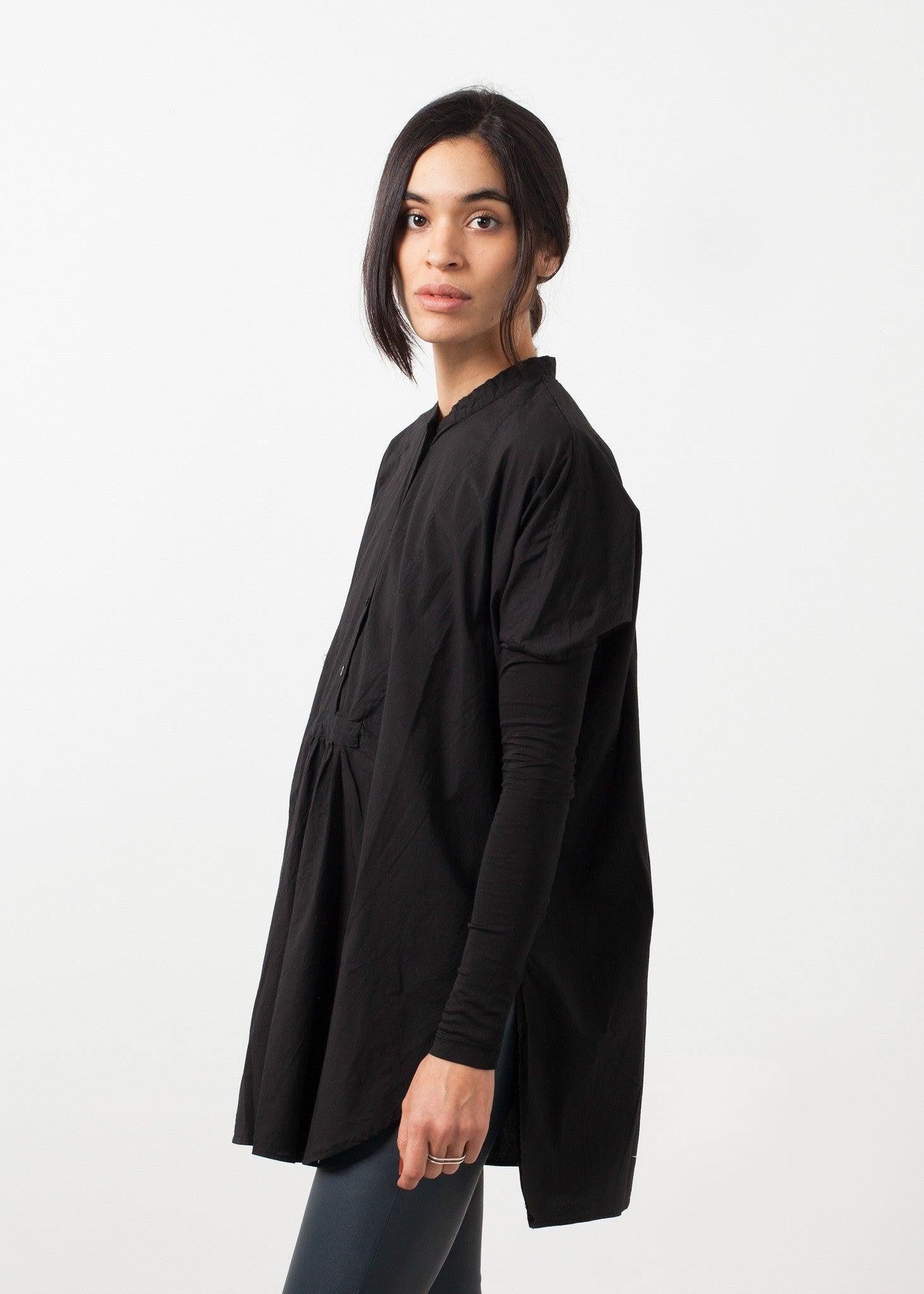 Oversized Bibbed Blouse.