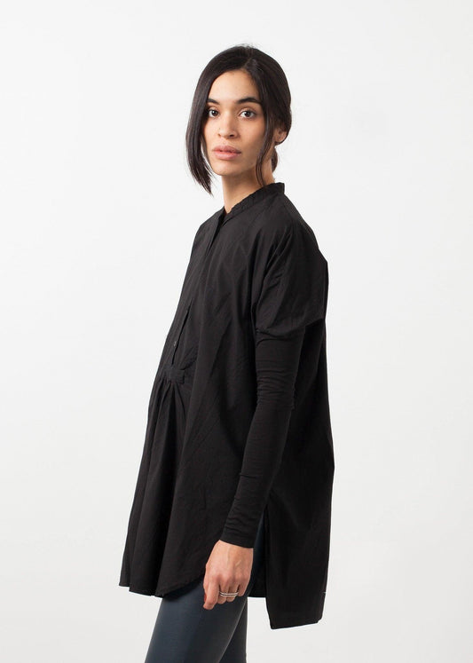 Oversized Bibbed Blouse.