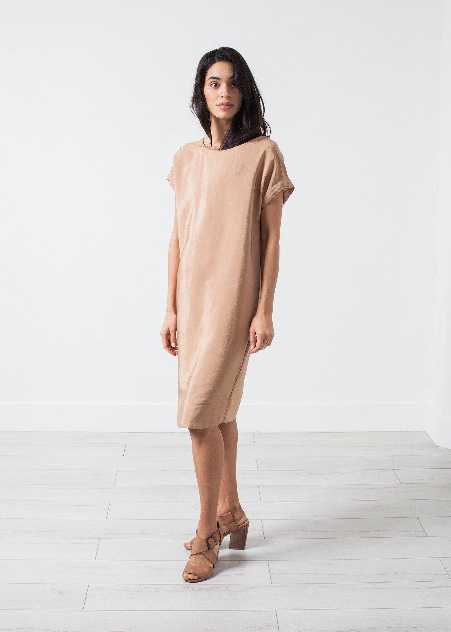 Philomene Dress in Camel.