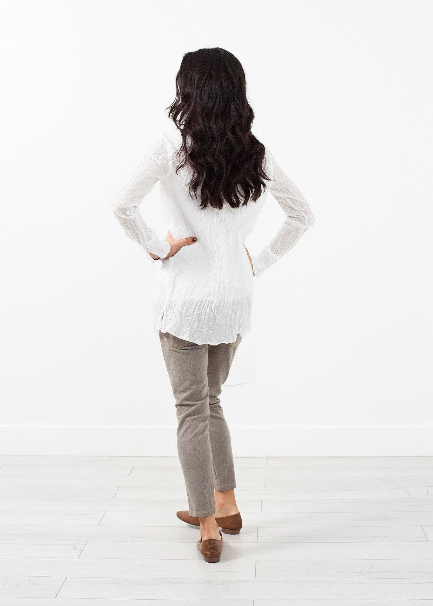 Pin Tuck Blouse.
