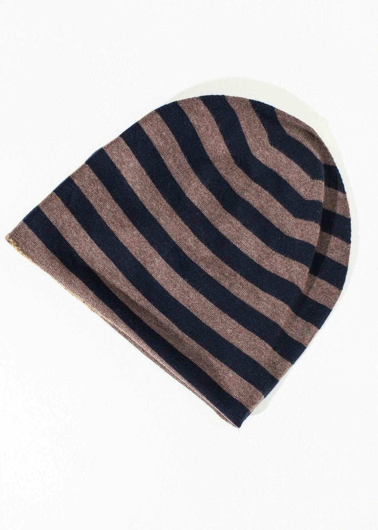 Reversible Beanie in Amber.