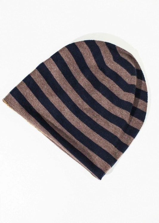 Reversible Beanie in Amber.