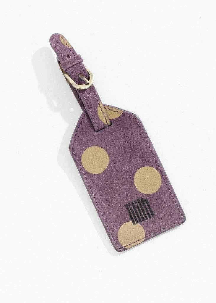 Oscar Luggage Tag in Blueberry.