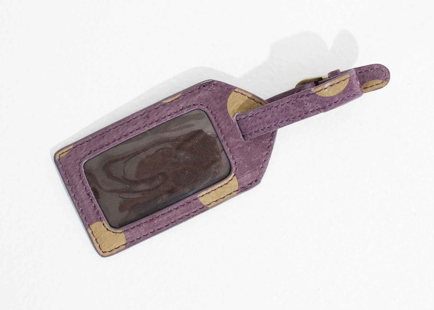 Oscar Luggage Tag in Blueberry.