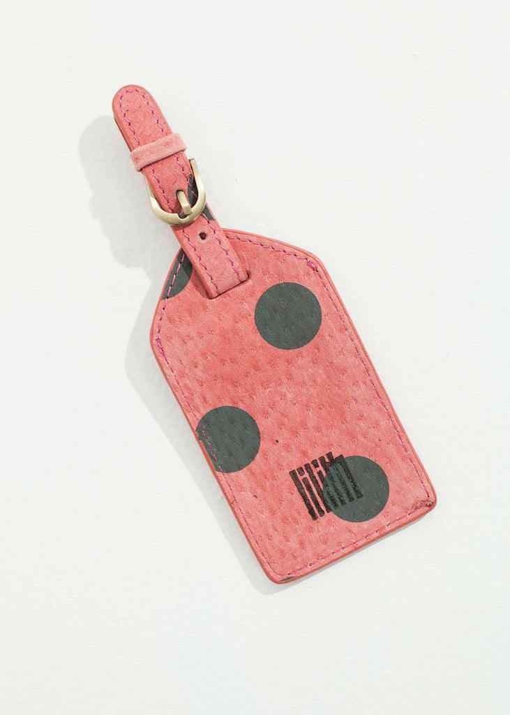 Oscar Luggage Tag in Rose.
