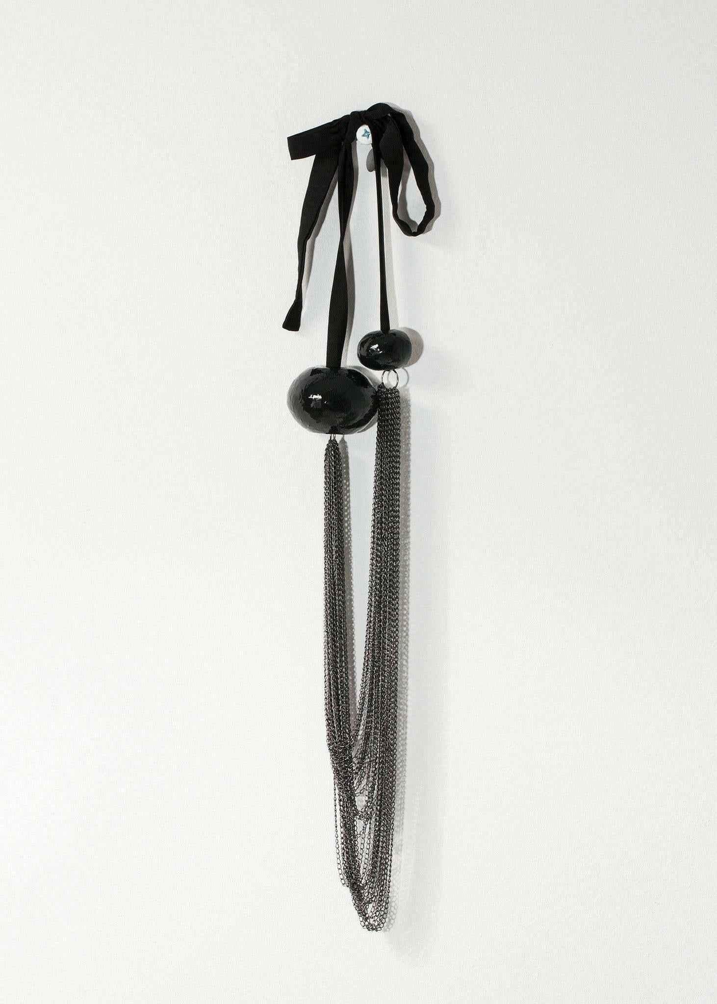 Cascade Necklace in Black.