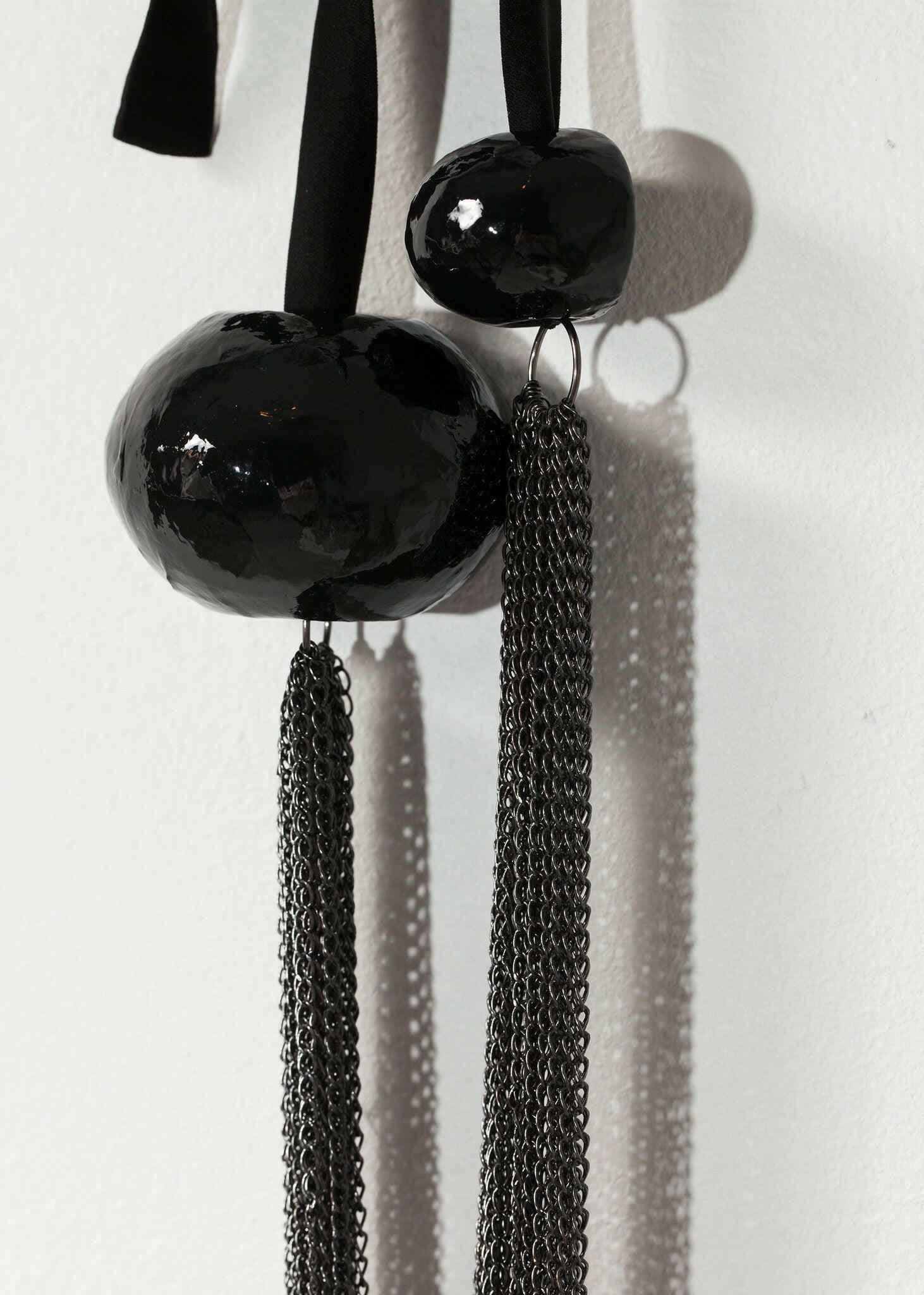 Cascade Necklace in Black.