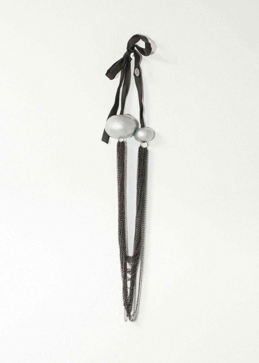 Cascade Necklace in Silver.