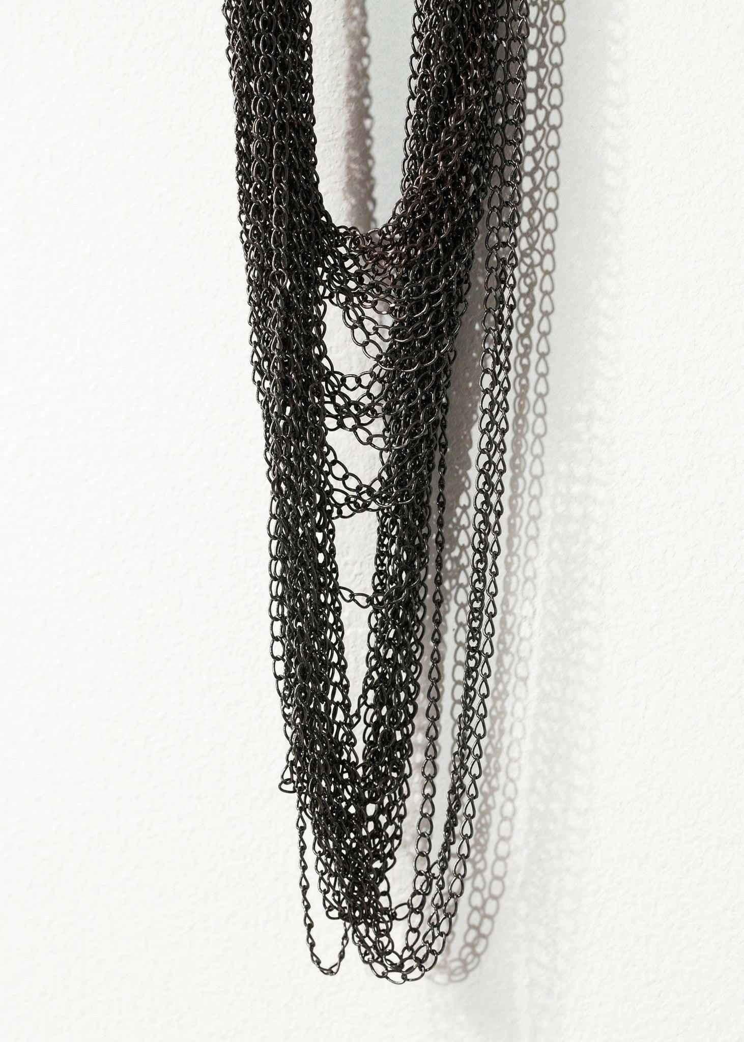 Cascade Necklace in Silver.