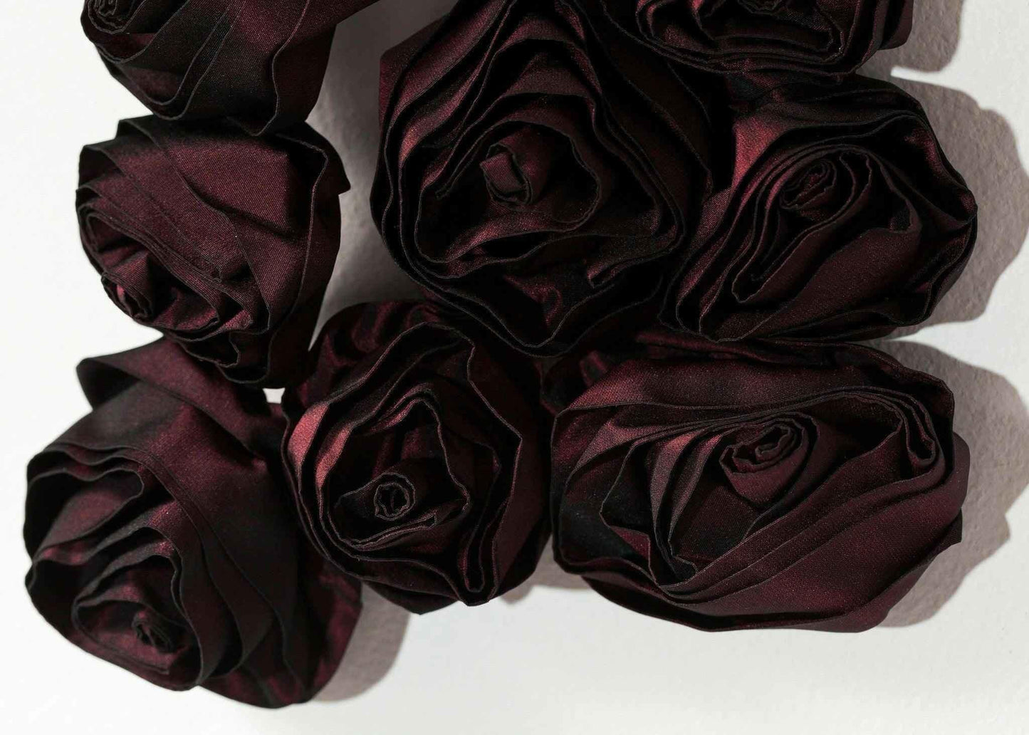 Rose Necklace in Red.